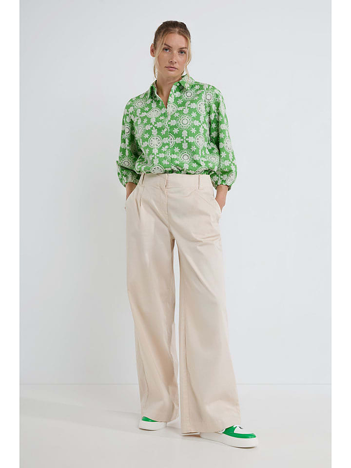 Josephine & Co Spodnie "Dave" w kolorze beżowym rozmiar: 44