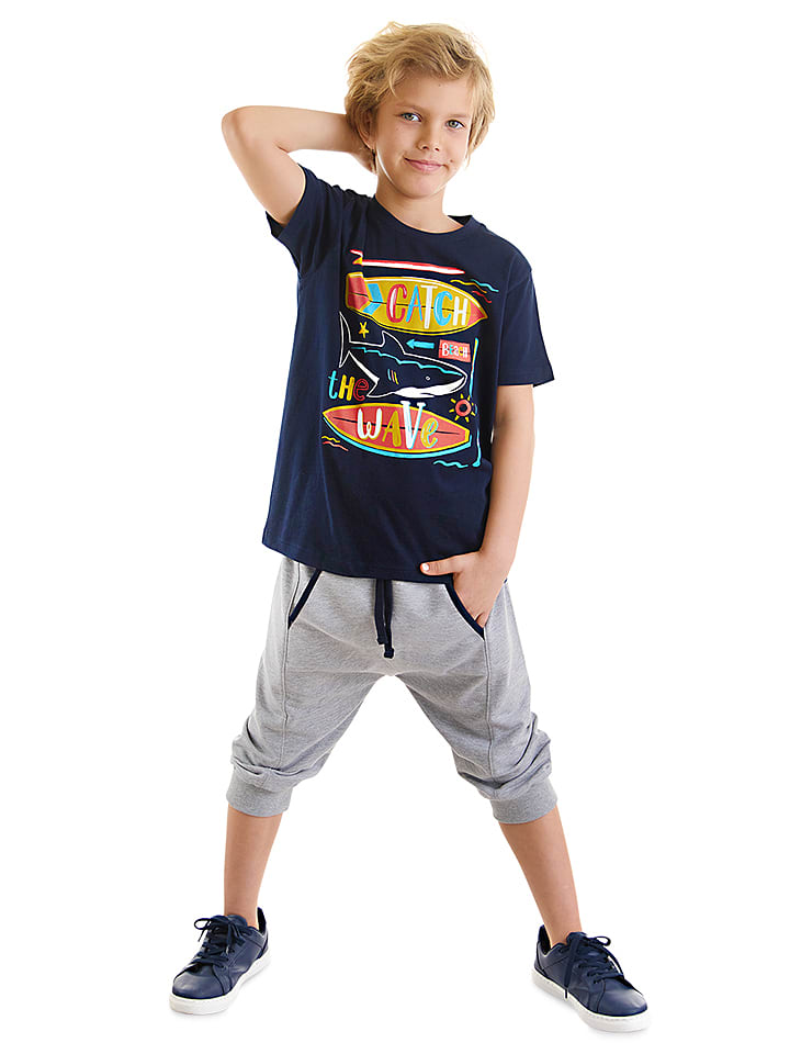 Denokids 2-częściowy zestaw w kolorze granatowo-szarym rozmiar: 128