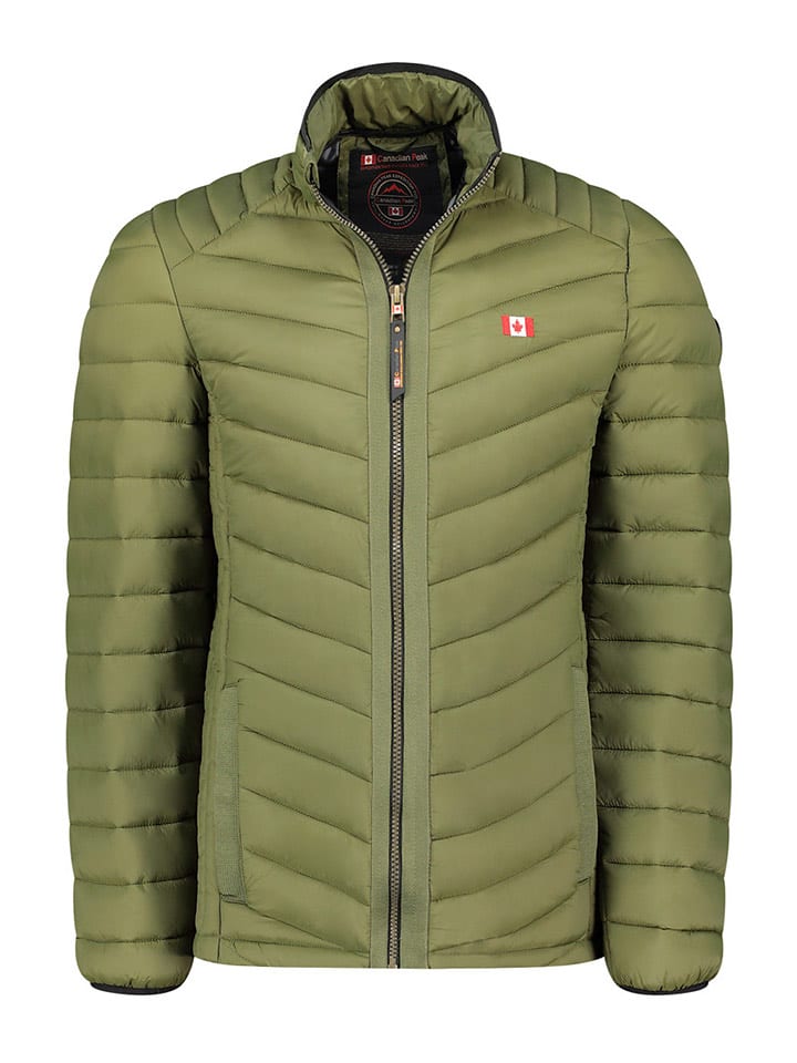 Canadian Peak Kurtka pikowana "Carliteak" w kolorze oliwkowym rozmiar: XL