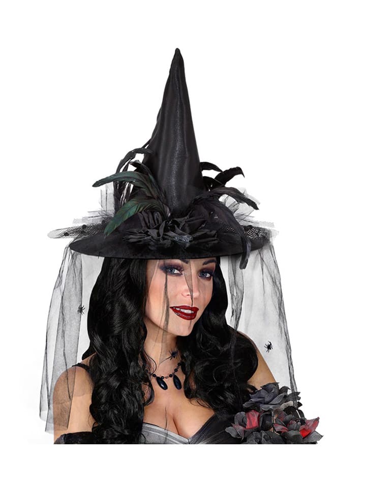 Widmann Kapelusz czarownicy w kolorze czarnym rozmiar: onesize