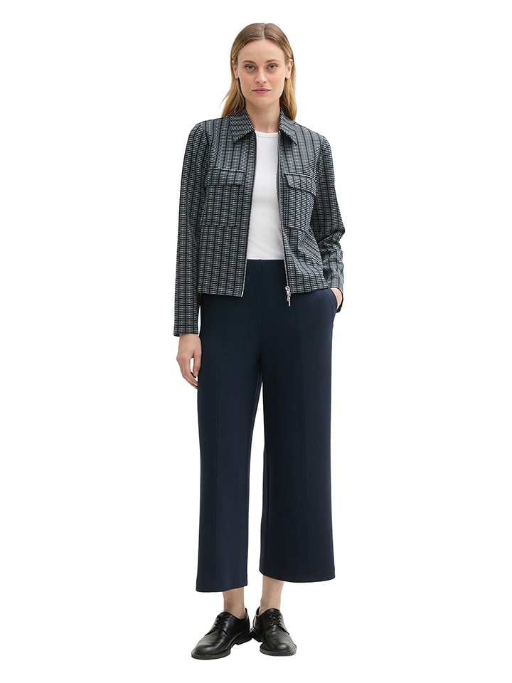 Tom Tailor Kurtka przejściowa w kolorze granatowo-zielonym rozmiar: S