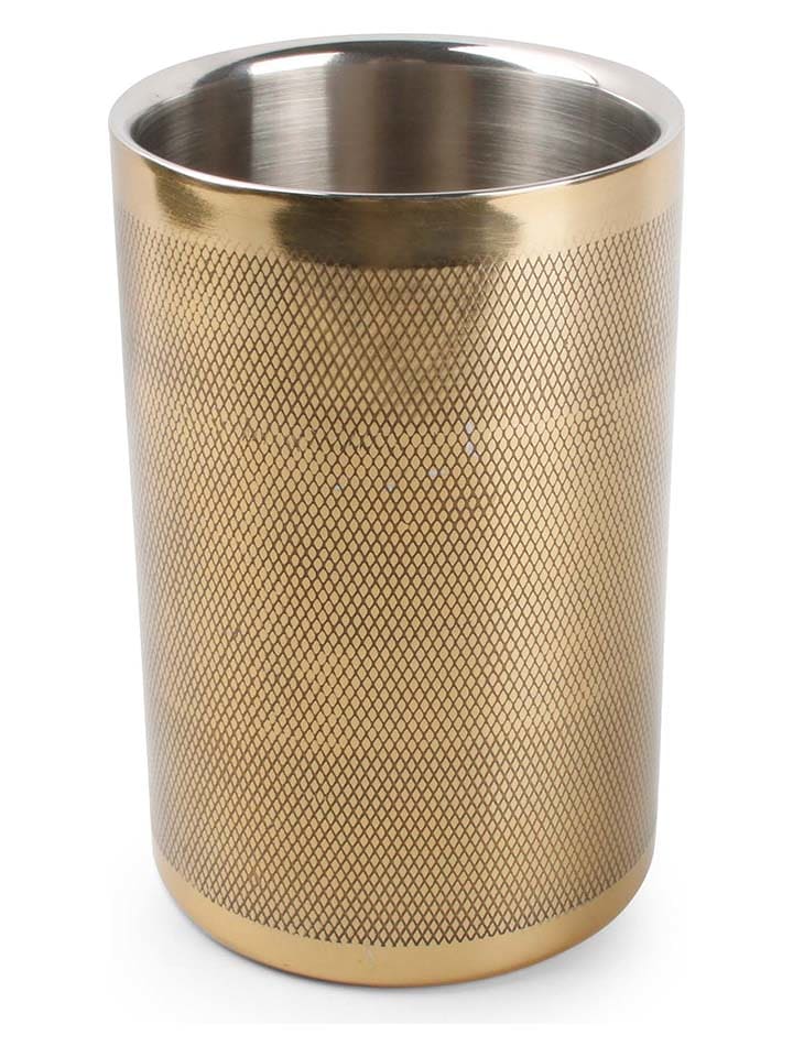 Salt and Pepper Schładzacz "Diamond Bar" w kolorze złotym do wina - 18 x Ø 12 rozmiar: onesize