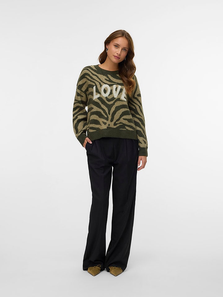 Vero Moda Sweter w kolorze khaki rozmiar: M