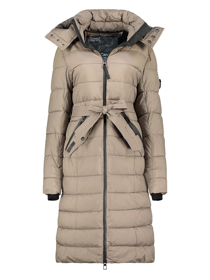 Canadian Peak Płaszcz zimowy "Cabimeak" w kolorze szarobrązowym rozmiar: XL