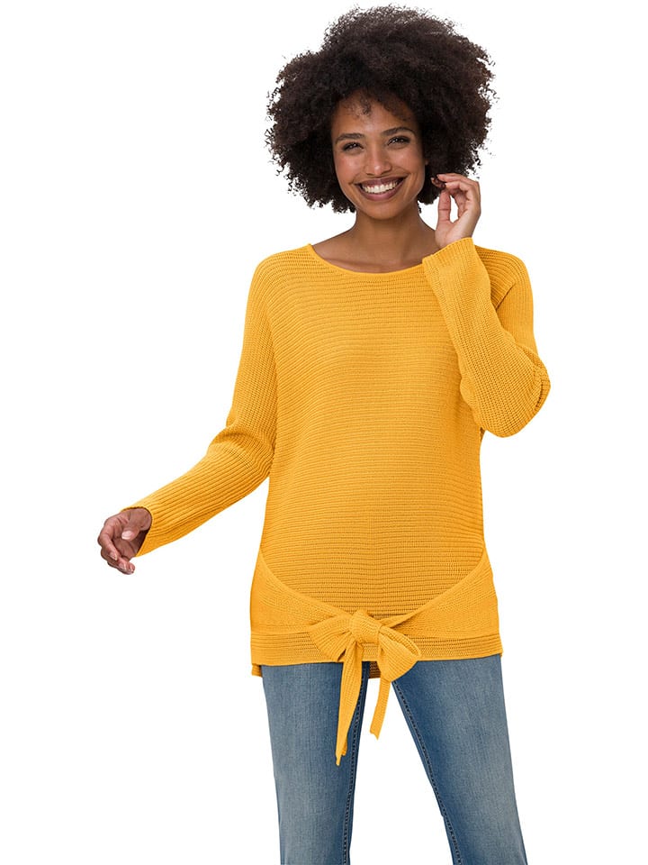 Heine Sweter w kolorze żółtym rozmiar: 42