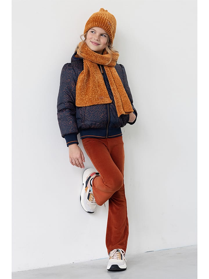 NONO Dwustronna kurtka "NoNo Bomby" w kolorze granatowo-jasnobrązowym rozmiar: 158/164