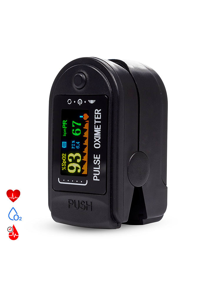 DAM Pulsoksymetr w kolorze czarnym rozmiar: onesize