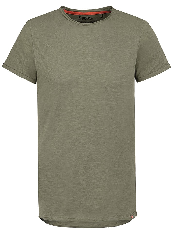 Sublevel Koszulka w kolorze khaki rozmiar: S