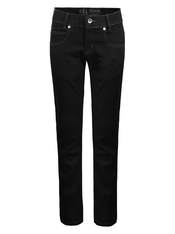 G.O.L.® FINEST COLLECTION Dżinsy - Comfort fit - w kolorze czarnym rozmiar: 176