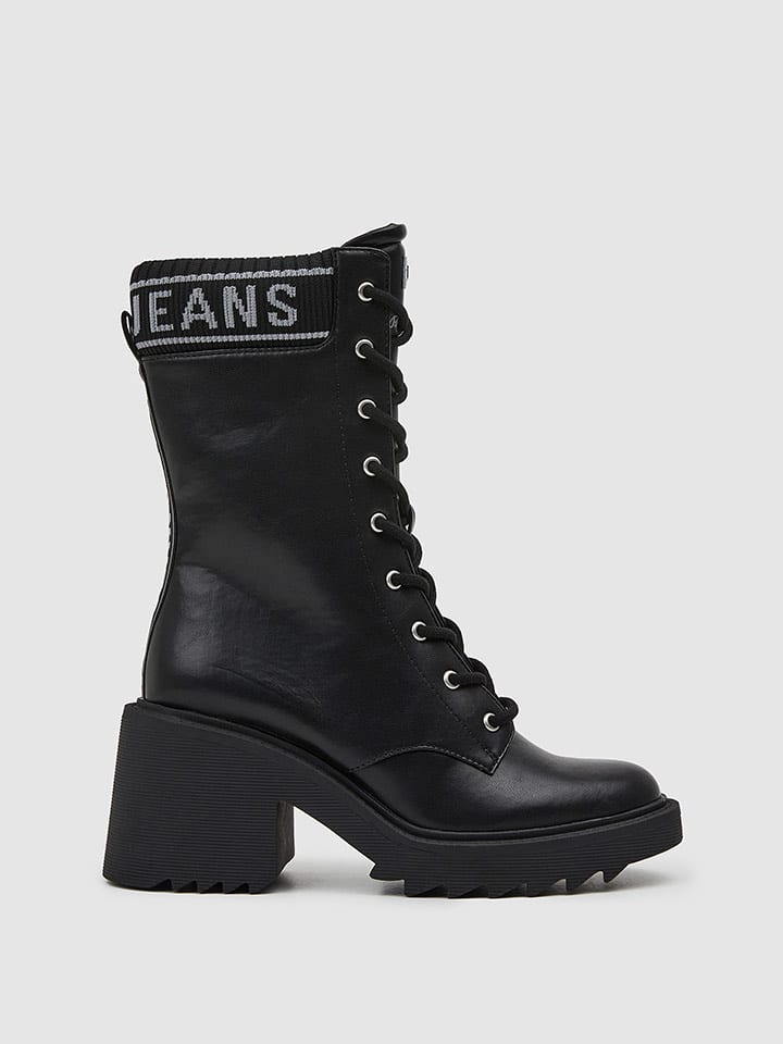 Pepe Jeans FOOTWEAR Botki "Boss" w kolorze czarnym rozmiar: 37
