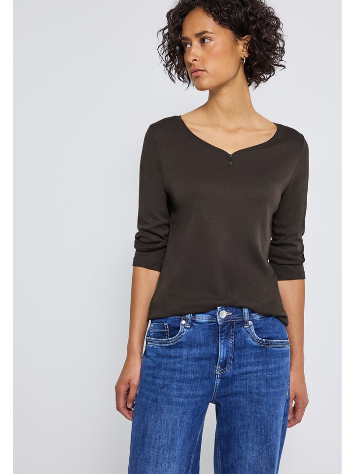 Cecil Koszulka w kolorze ciemnobrązowym rozmiar: 36