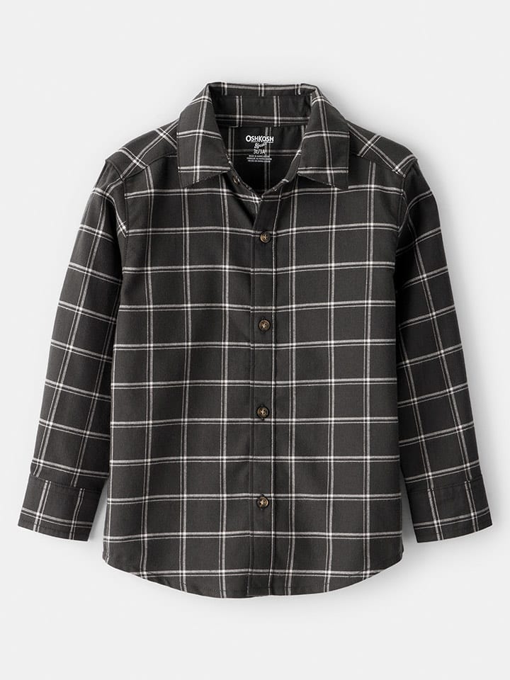 OshKosh Koszula w kolorze antracytowym rozmiar: 98