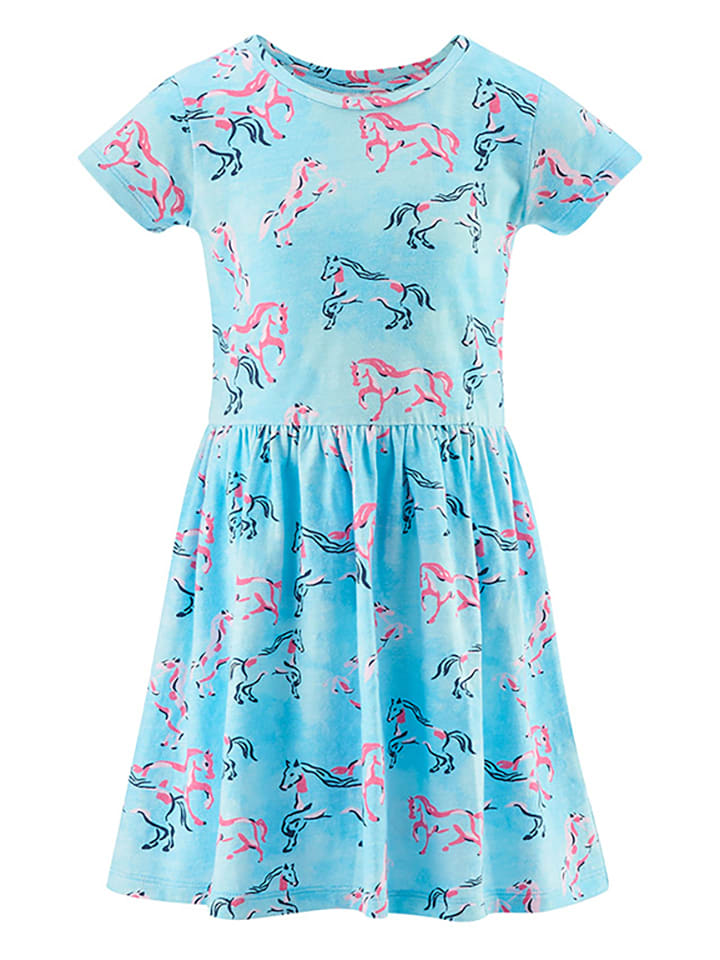 happy girls by Eisend Sukienka w kolorze błękitnym rozmiar: 152