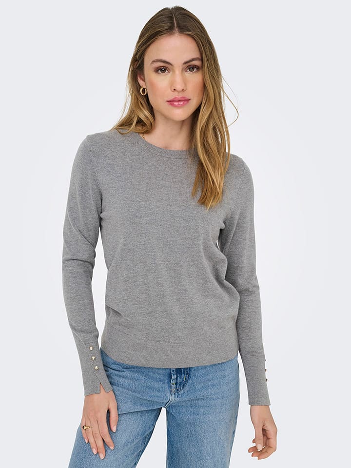 JDY Sweter w kolorze szarym rozmiar: M