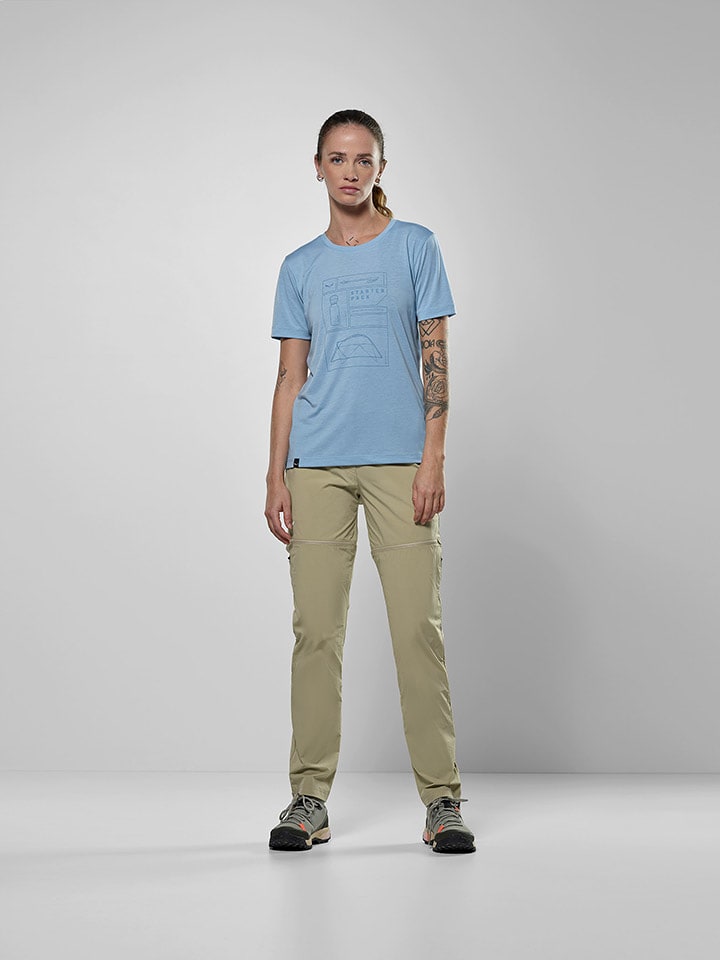 Salewa Koszulka funkcyjna w kolorze błękitnym rozmiar: 40