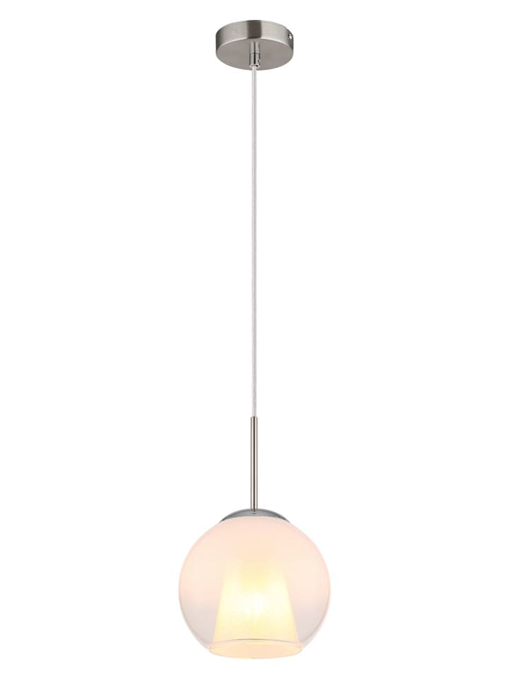 Globo lighting Lampa wisząca "Barry" w kolorze srebrnym - wys. 120 x Ø 20 cm rozmiar: onesize