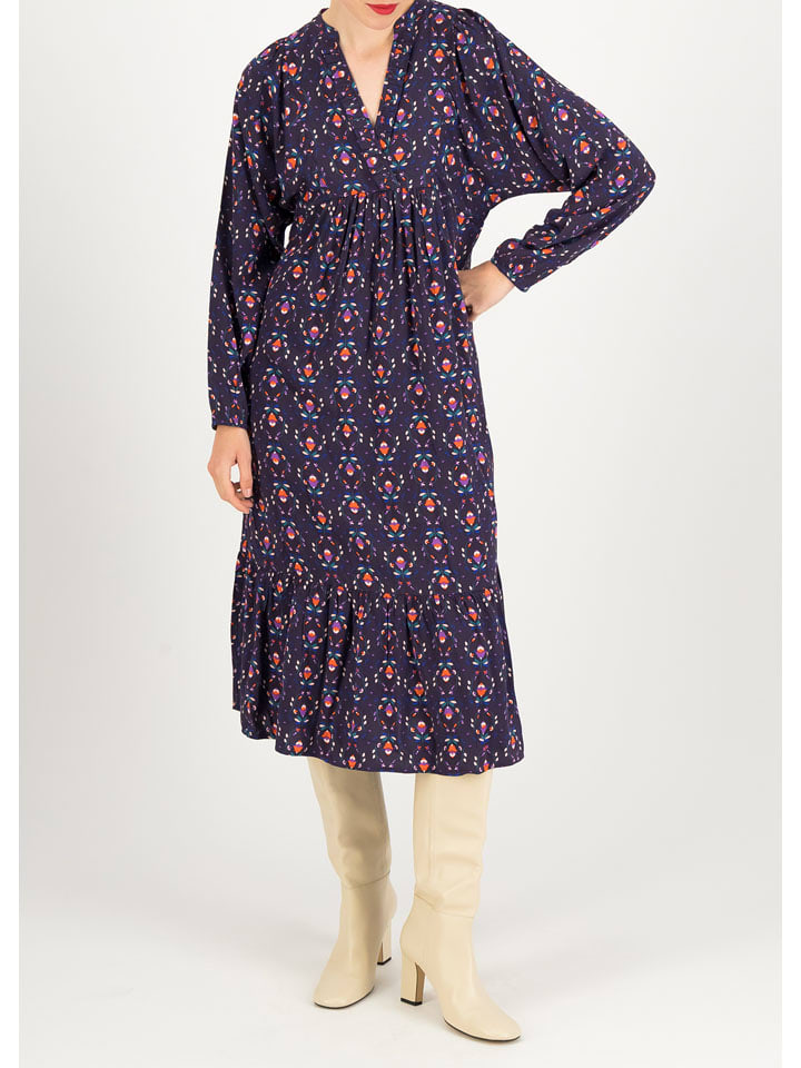 Blutsgeschwister Sukienka "Saint Tropen Fireplace" ze wzorem rozmiar: L