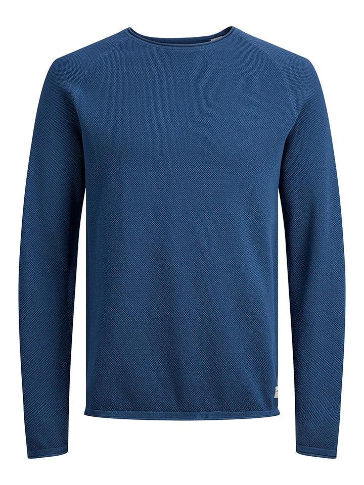Jack & Jones Sweter "Hill" w kolorze niebieskim rozmiar: S