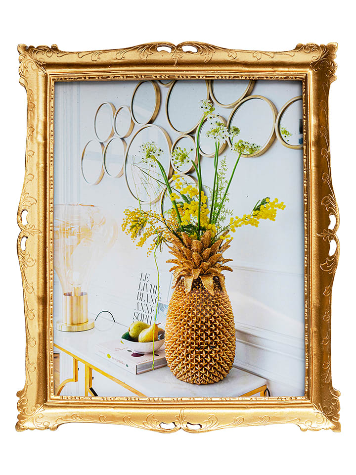 Kare Ramka "Antique" w kolorze złotym na zdjęcia - szer. 25 x 30 cm rozmiar: onesize