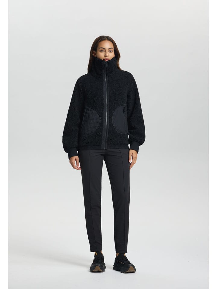 LUHTA Kurtka polarowa "Iskoinen" w kolorze czarnym rozmiar: XL