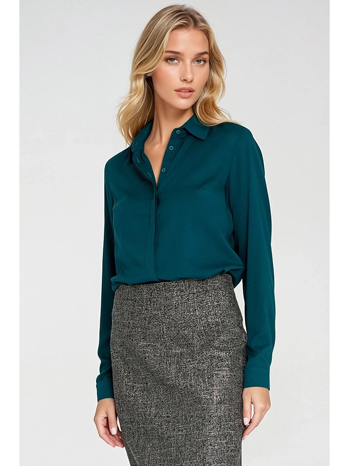 Nife Bluzka w kolorze niebieskim rozmiar: 40