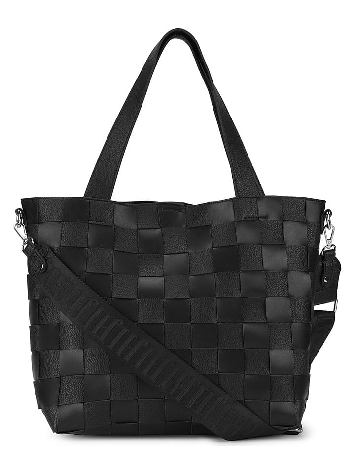 Ilse Jacobsen Shopper bag w kolorze czarnym - 32 x 46 cm rozmiar: onesize