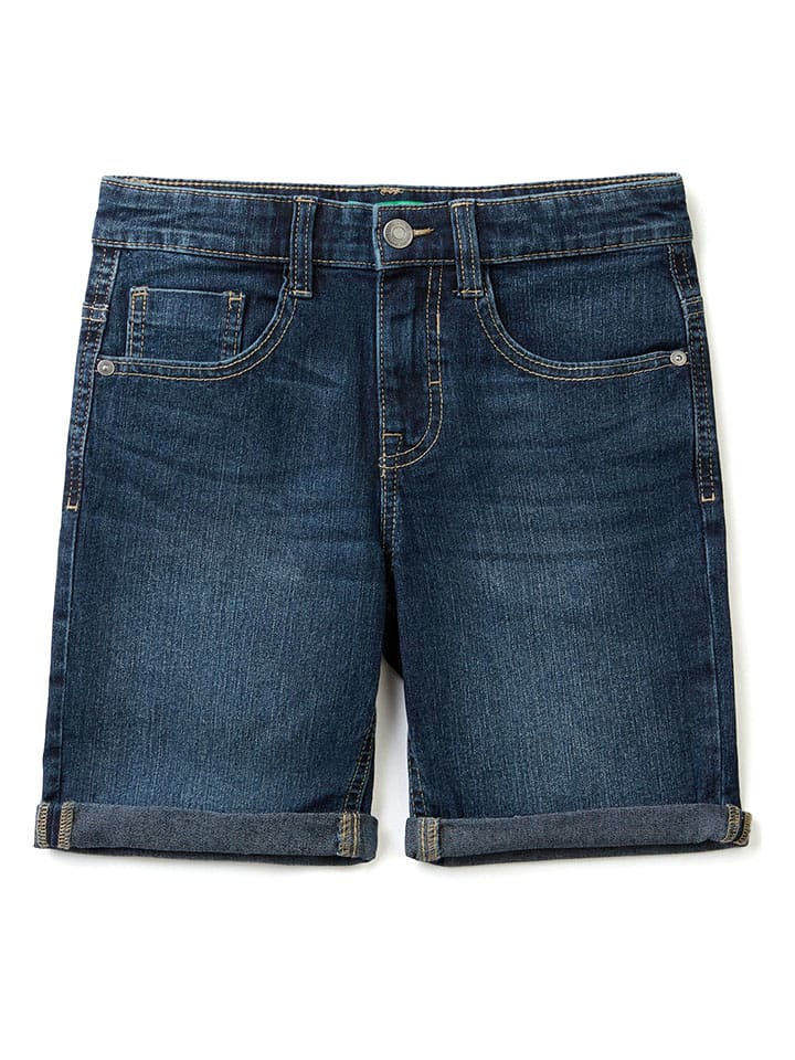 Benetton Szorty dżinsowe w kolorze granatowym rozmiar: 140