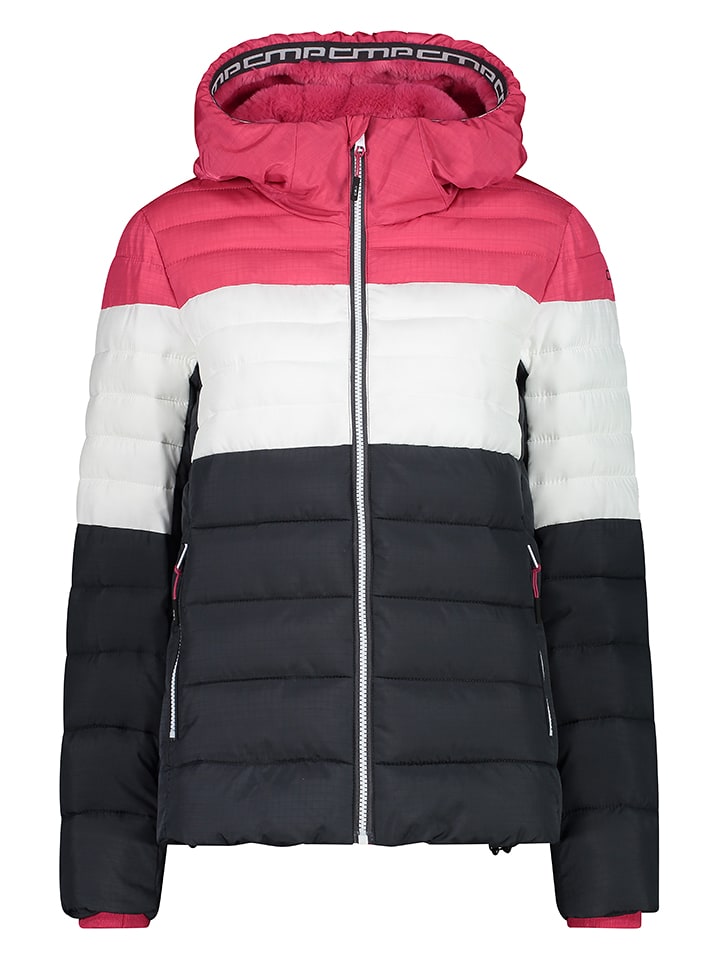 CMP Kurtka pikowana w kolorze różowo-biało-czarnym rozmiar: 36