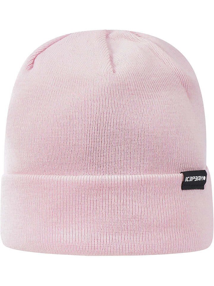 Icepeak Wełniana czapka beanie "Hereford" w kolorze jasnoróżowym rozmiar: onesize