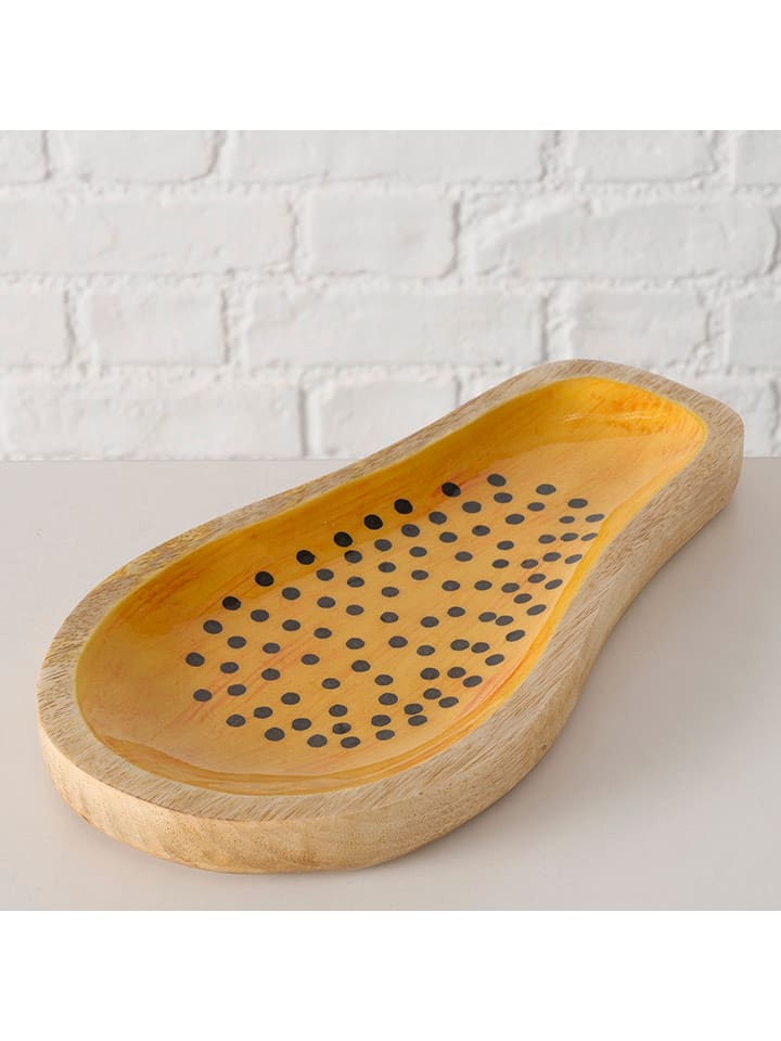 Boltze Półmisek "Paya" w kolorze pomarańczowym do serwowania - dł. 30 cm rozmiar: onesize