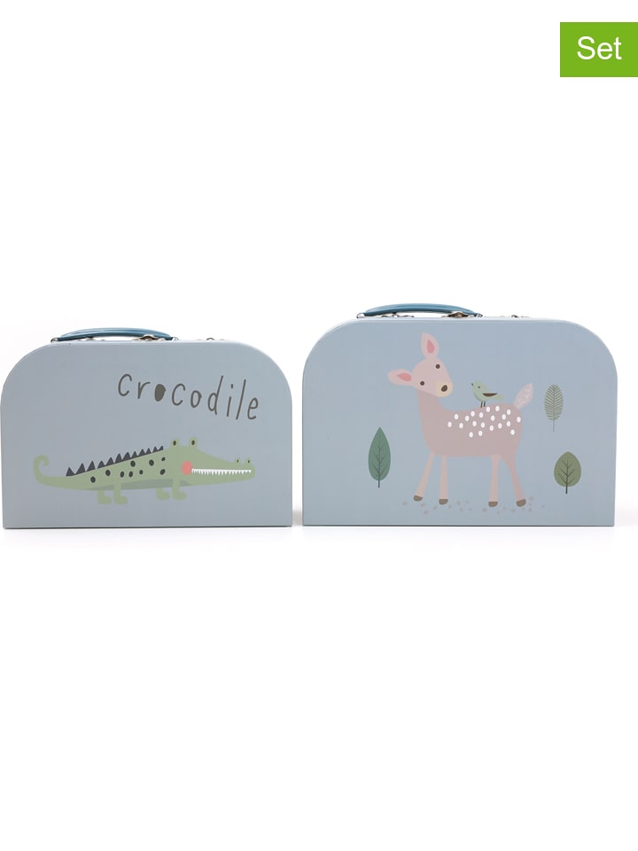 Andreu Toys Kuferki (2 szt.) w kolorze błękitnym rozmiar: onesize