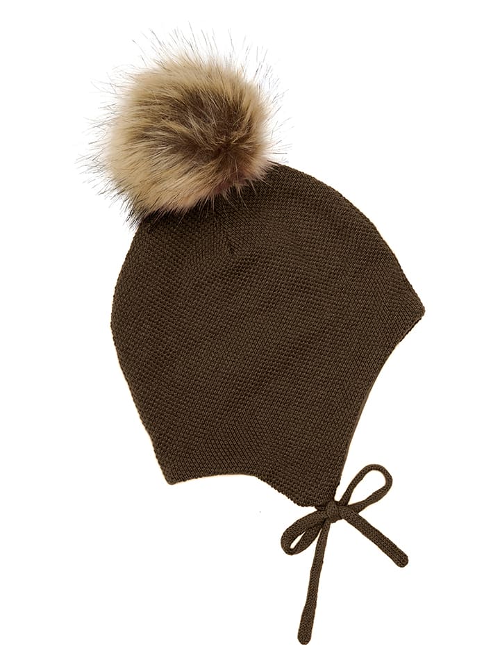 Minymo Czapka w kolorze khaki rozmiar: 46 cm