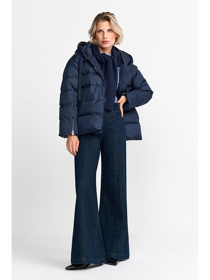 Rich & Royal Kurtka pikowana w kolorze granatowym rozmiar: 42