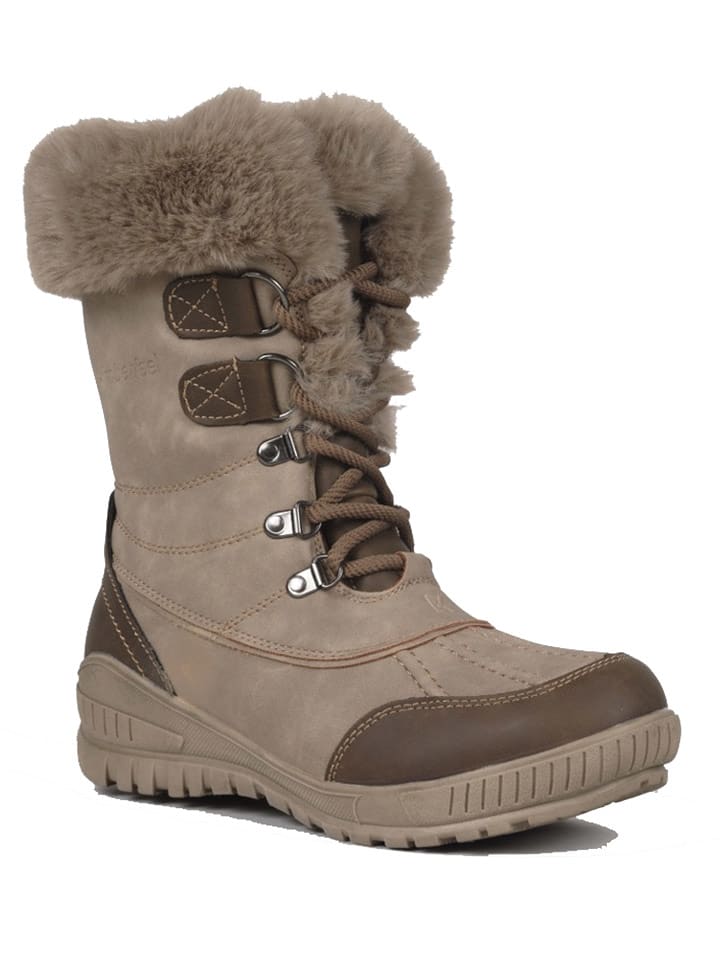 Kimberfeel Kozaki zimowe "Elena" w kolorze brązowym rozmiar: 35