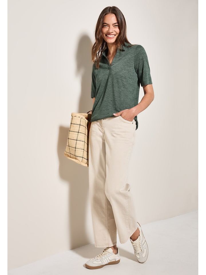 Cecil Koszulka w kolorze ciemnozielonym rozmiar: XL