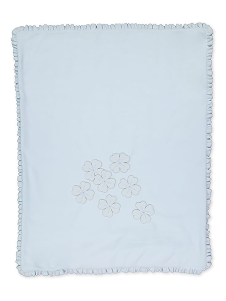 maryplaid Kocyk niemowlęcy w kolorze błękitnym rozmiar: 66x86 cm