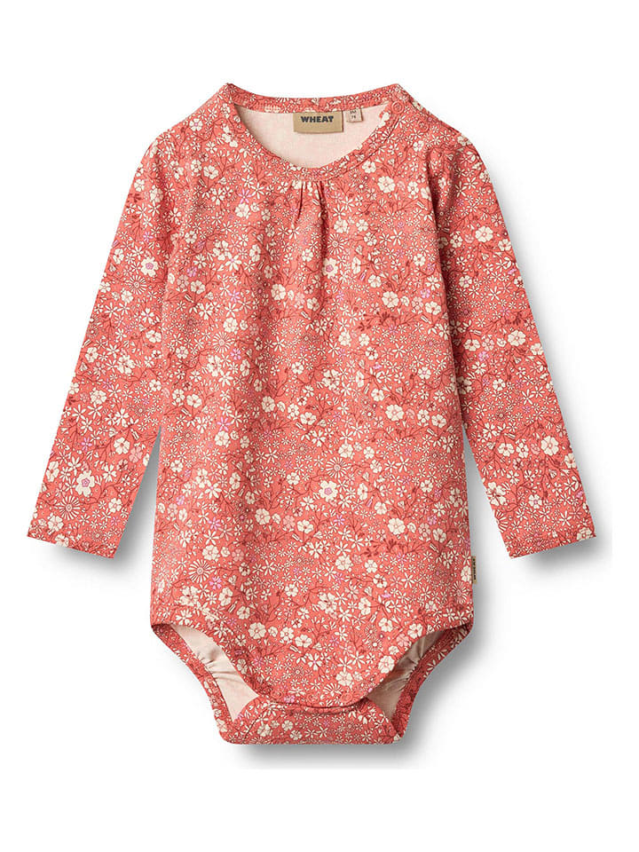 Wheat Body "Liv" w kolorze pomarańczowo-białym rozmiar: 74