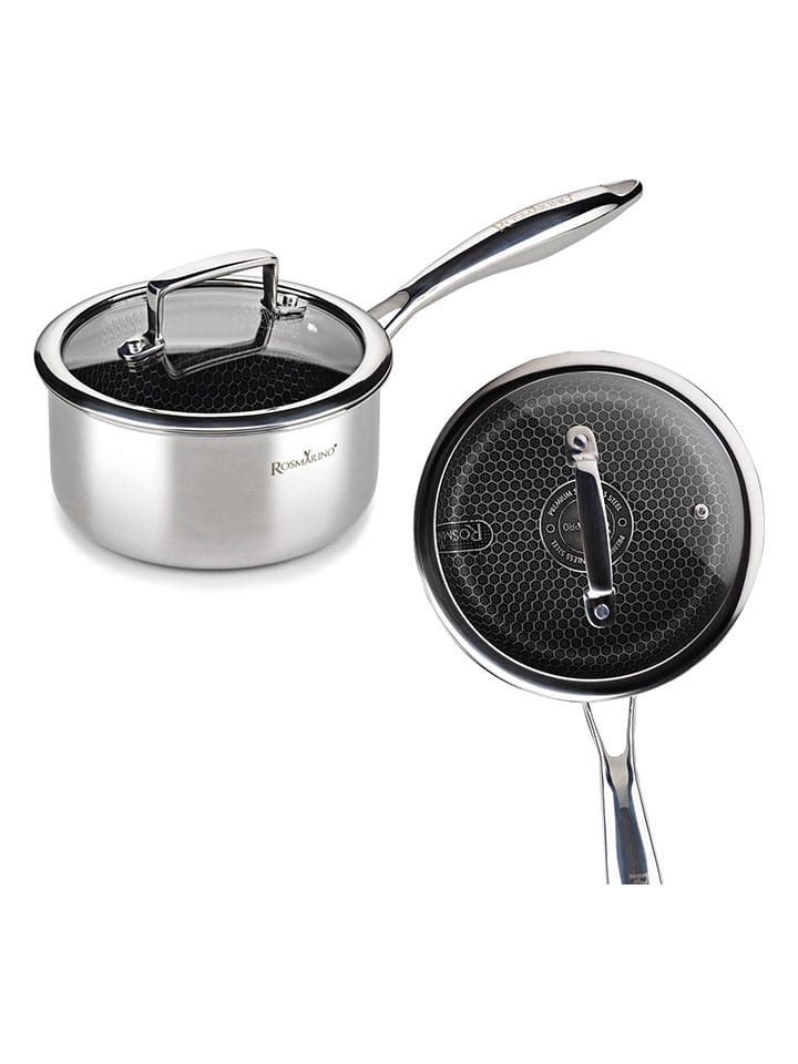 ROSMARINO 2-częściowy zestaw "Hexapro" w kolorze srebrnym - 1,2 l rozmiar: onesize