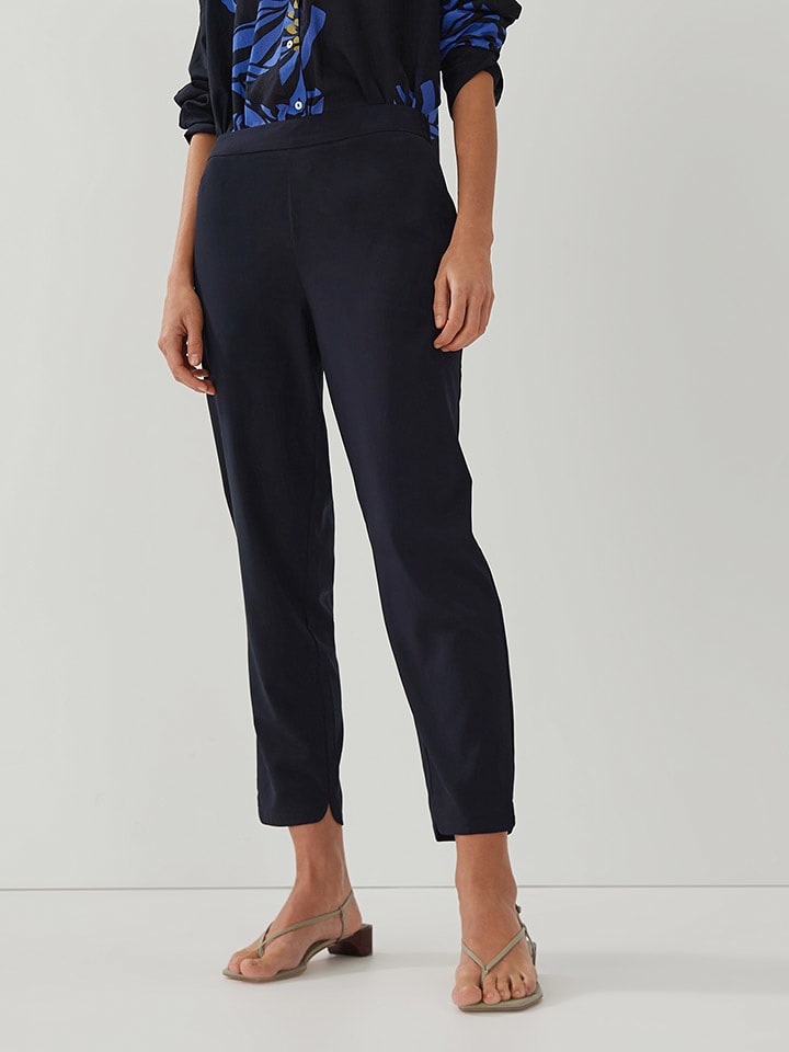 Someday Spodnie "Charlie" w kolorze granatowym rozmiar: 42