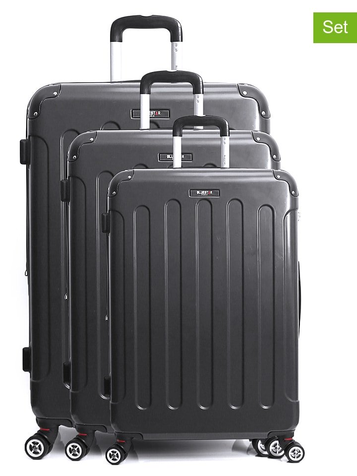 BlueStar 3-częściowy zestaw "Tunis" w kolorze ciemnoszarym rozmiar: onesize