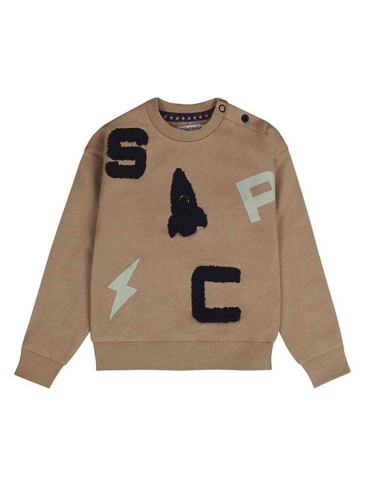 Dirkje Bluza w kolorze jasnobrązowym rozmiar: 86