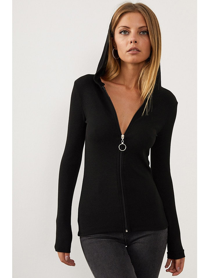 Milan Kiss Kardigan w kolorze czarnym rozmiar: XL