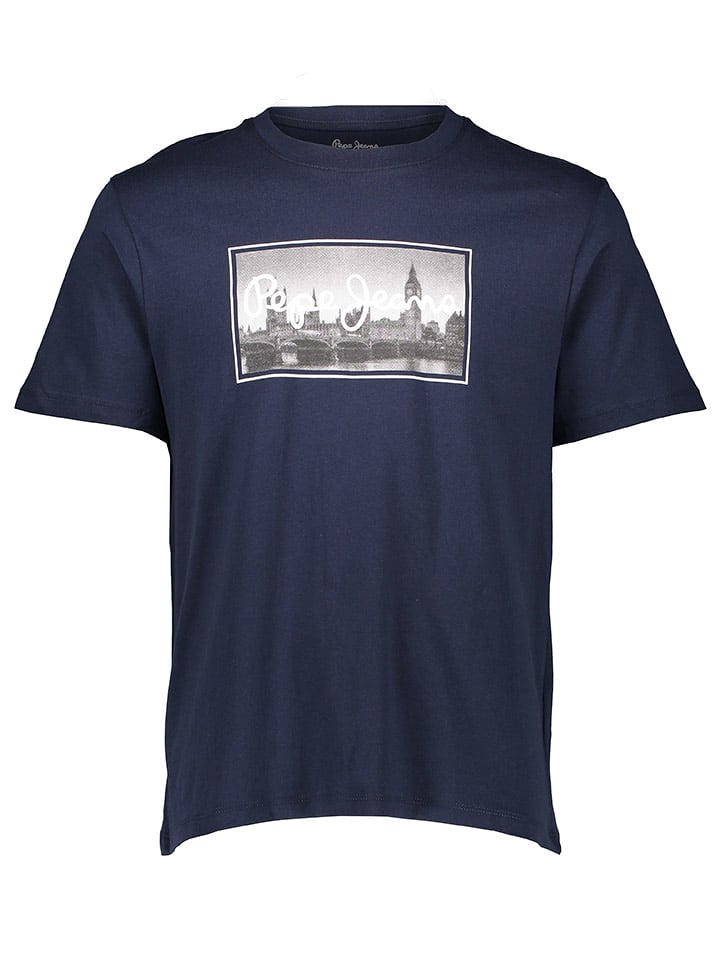 Pepe Jeans Koszulka w kolorze granatowym rozmiar: S