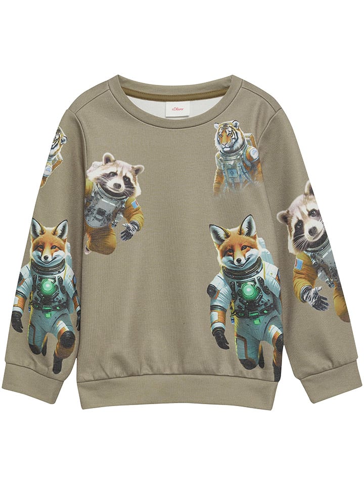 s.Oliver Bluza w kolorze beżowym rozmiar: 104/110