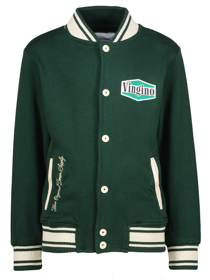 Vingino Bluza w kolorze zielono-kremowym rozmiar: 116