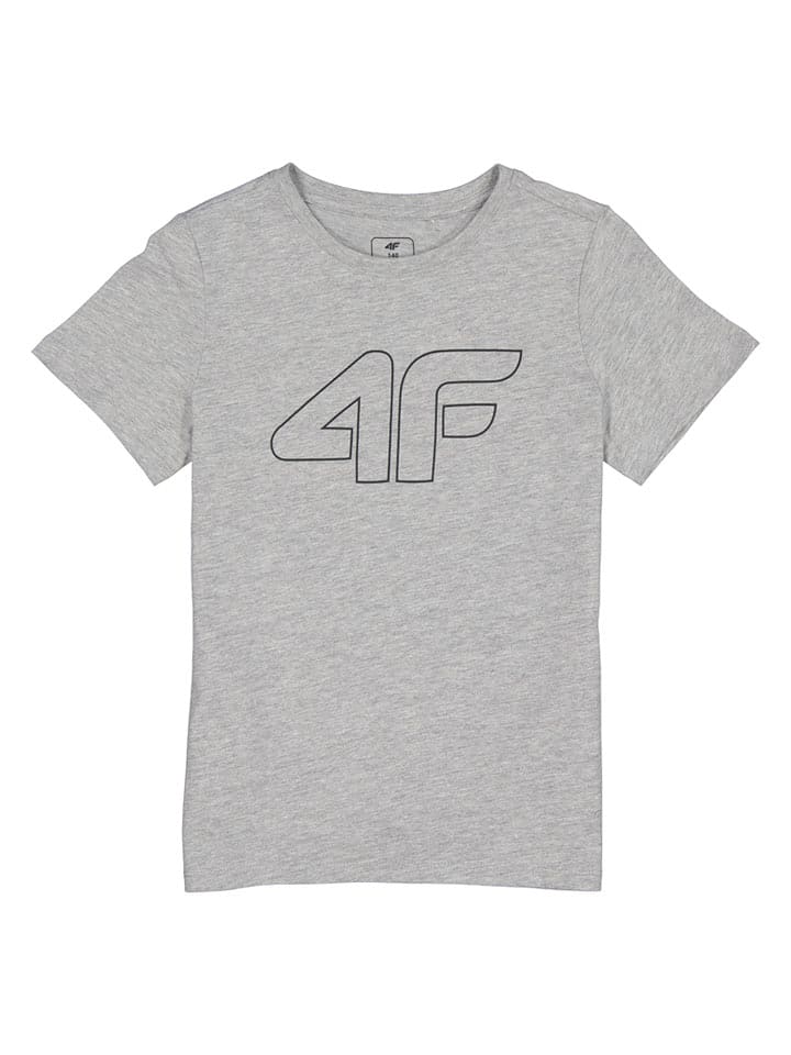 4F Koszulka w kolorze szarym rozmiar: 122
