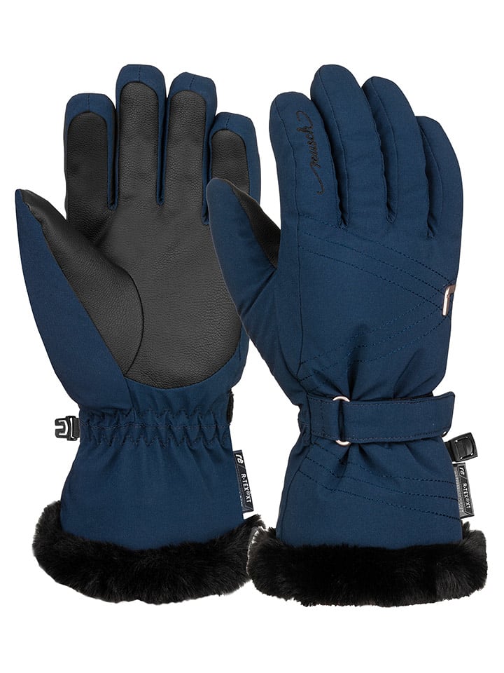 Reusch Rękawiczki funkcyjne "Stella R-TEX® XT" w kolorze granatowym rozmiar: 5,5