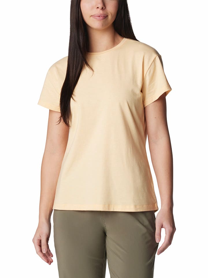 Columbia Koszulka sportowa "Sun Trek™" w kolorze beżowym rozmiar: XS
