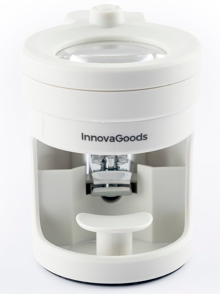 InnovaGoods Obcinacz do paznokci w kolorze szaro-białym - wys.10,5 x Ø 8,2 cm rozmiar: onesize