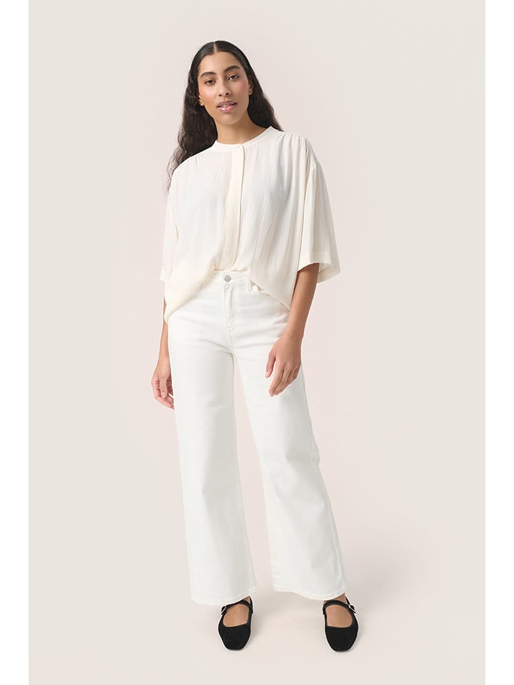 Soaked in Luxury Bluzka w kolorze białym rozmiar: M